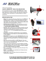 AmpliVox S602 User manual