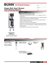 Bunn-O-Matic SINGLE SH Datasheet