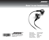 Bose In-Ear Headphones Owner's manual