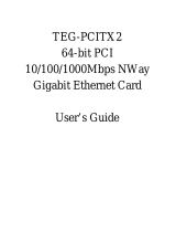 Trendnet TEG-PCITX2 Owner's manual