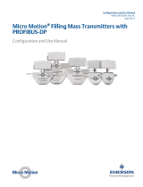 Micro Motion Filling Mass Transmitter Owner's manual