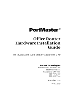 Lucent Technologies PortMasterOR-ST Hardware Installation Manual