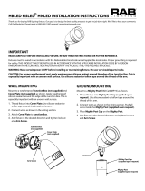 RAB Lighting HBLED18NB USA Operating instructions