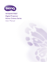 BenQ W750 User manual
