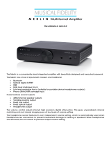 Musical Fidelity Merlin Multi Format Audio System User manual
