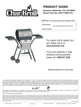 Charbroil 415.16120801 Owner's manual
