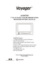 Voyager AOM703 User manual