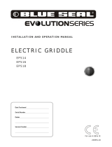 Blue Seal EP516-B Operating instructions