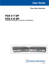Extron FOX II R DP User manual