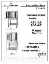 Alto-Shaam PLATINUM ASC-2E Installation, Operation and Maintenance Manual