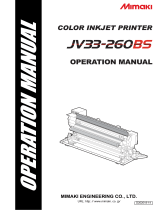 MIMAKI JV33BS Operating instructions