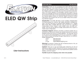 Elation ELED QW Strip User manual