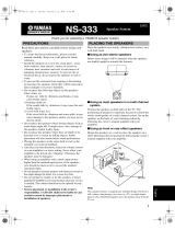 Yamaha NS-333 User manual