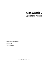 RKI Instruments GasWatch 2 Owner's manual