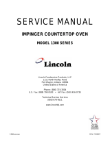 Lincoln Countertop Impinger User manual