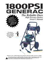 Generac Power Systems The Reliable Ones 1800PSI Owner's manual