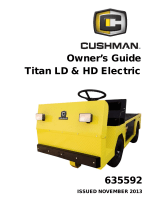 Cushman Titan HD/LD Electric User manual