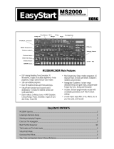 Korg MS2000 User manual