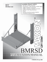 Maxon BMRSD SERIES Installation guide
