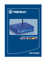 Trendnet TEW-435BRM - 54MBPS 802.11G Adsl Firewall M Quick Installation Guide