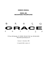 Grace m 801 Owner's manual