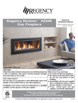 Regency Fireplace Products Horizon HZ54E-NG Owner's manual