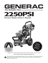 Generac Portable Products the reliable ones 2250PSI Owner's manual