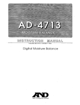 AND AD-4713 User manual