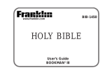 Franklin holy bible bib-1450 User manual