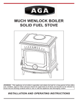 AGA Much Wenlock Solid Fuel boiler stove Installation and User guide