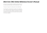 Honda Civic Natural Gas Owner's manual