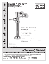 American Standard 6047111.002 Installation guide