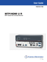 Extron electronics MTP/HDMI U R User manual