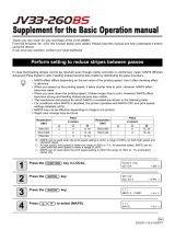 MIMAKI JV33BS Operating instructions