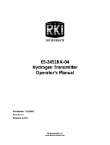 RKI Instruments 65-2451RK-04 Owner's manual