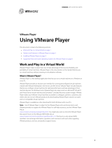 VMware Player 1.0 Operating instructions
