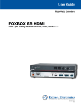 Extron FOXBOX SR HDMI User manual