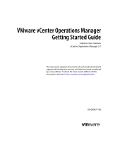 VMware vCenter vCenter Operations Manager 5.7 Quick start guide