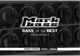 MarkBass SD 800 Owner's manual