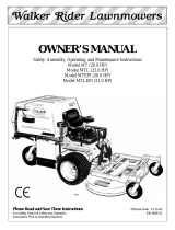 Walker MT, MTL User manual