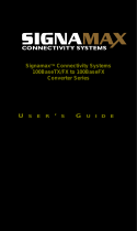 SignaMax10/100 to 100FX Media Converters