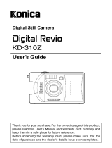 Minolta Revio KD-310Z User manual