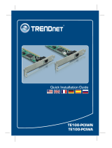 Trendnet TE100-PCIWM User manual