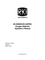 RKI Instruments 65-2497RK Owner's manual