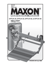Maxon GPTLR SERIES (2008 Release) Maintenance Manual
