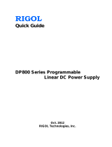 Rigol DP832 Quick start guide