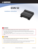 Garmin GVN 52 User manual