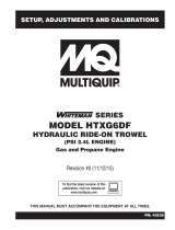 MQ Multiquip HTXG6DF Operating instructions