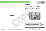 Canon PowerShot A580 User manual