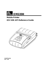 Zebra EM220II User manual